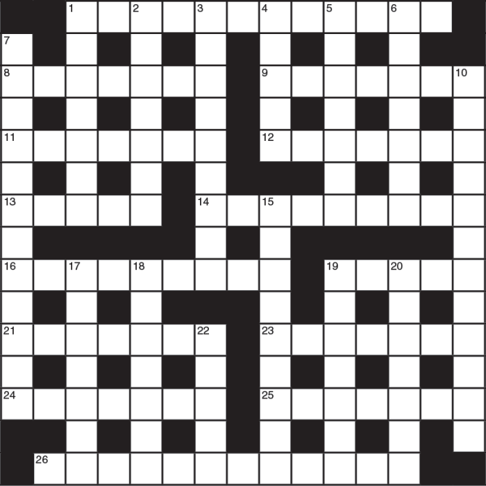 A bishop may do it crossword