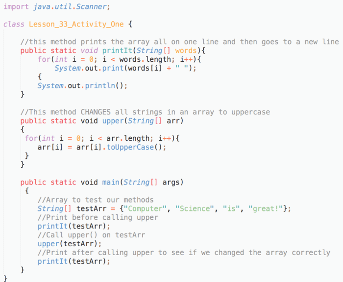 Unit 4 lesson 1 - coding activity 3