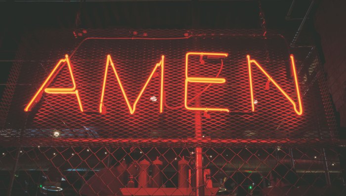 Amen mean does church