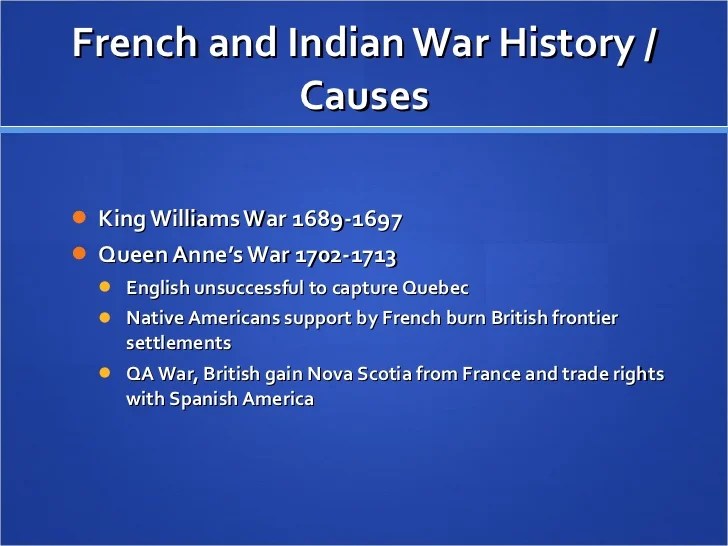 French and indian war apush