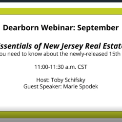 Essentials of new jersey real estate 16th edition