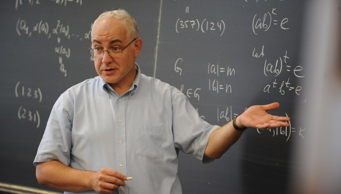 Professor gonzález works in the math department.