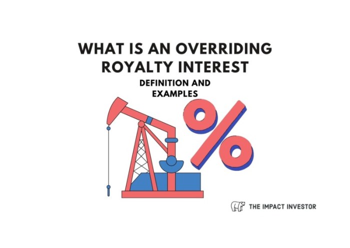 How to calculate overriding royalty interest